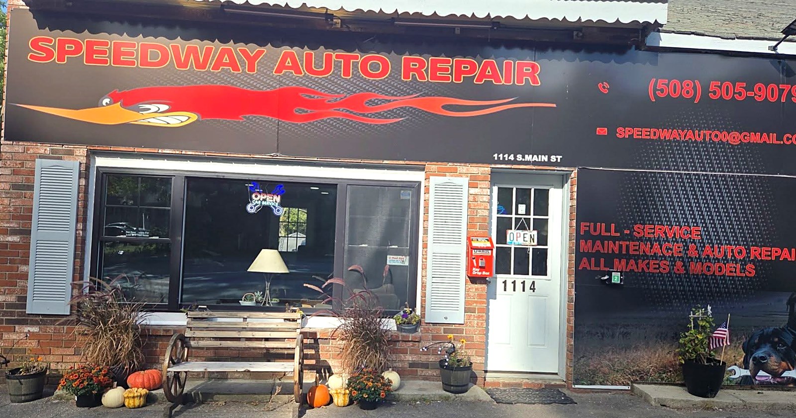Speedway Auto Repair storefront at 1114 S Main St, Bellingham